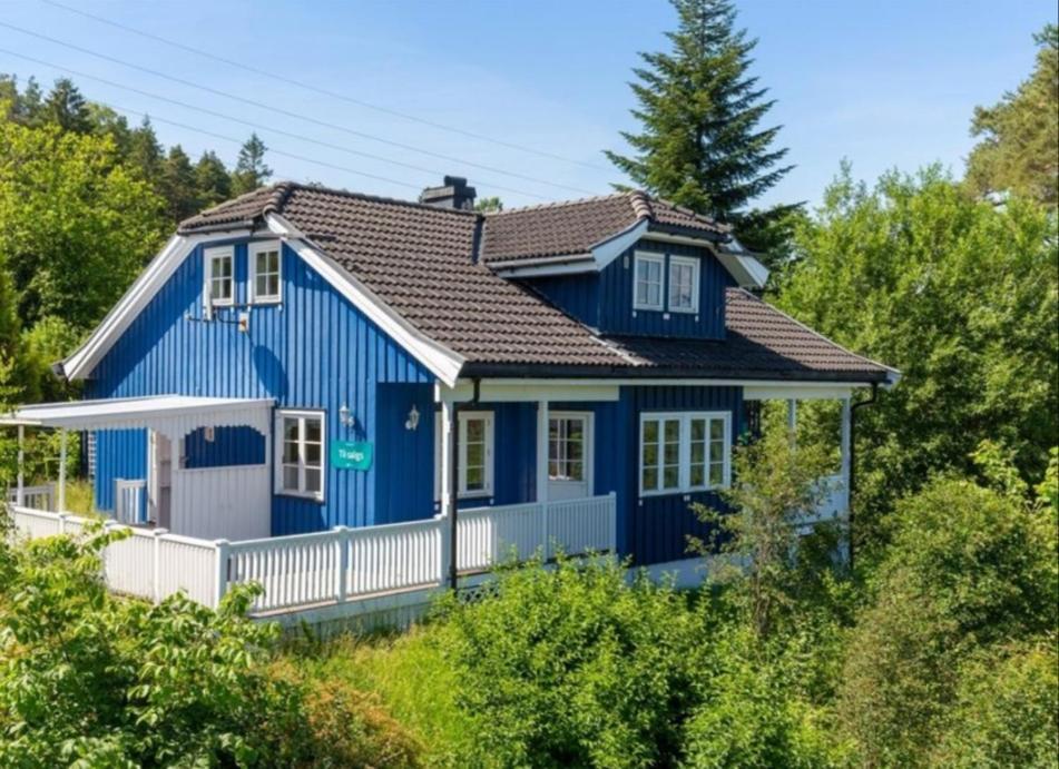 Blue House Brevik Porsgrunn Hotel Ngoại thất bức ảnh